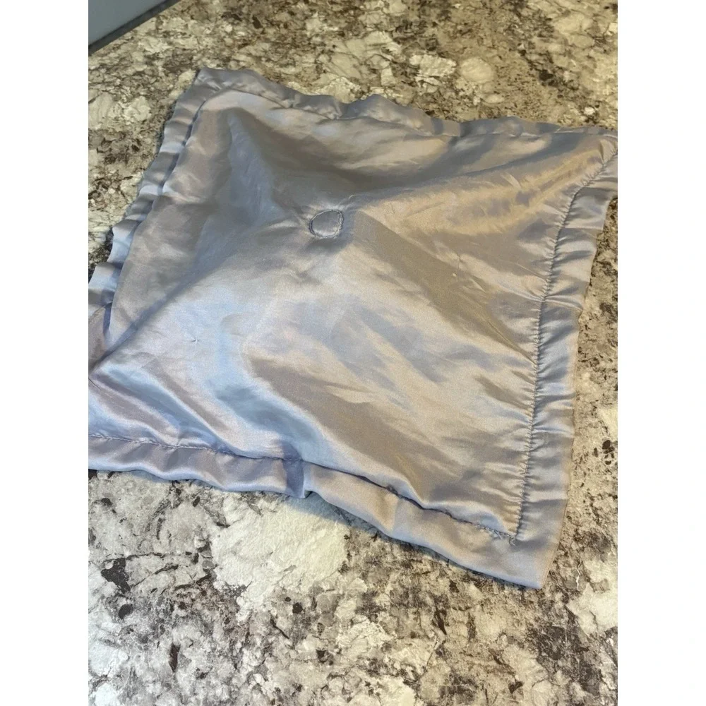 2016 Carter's Elephant Lovey Plush Animal Gray Grey‎ Satin Security Blanket
